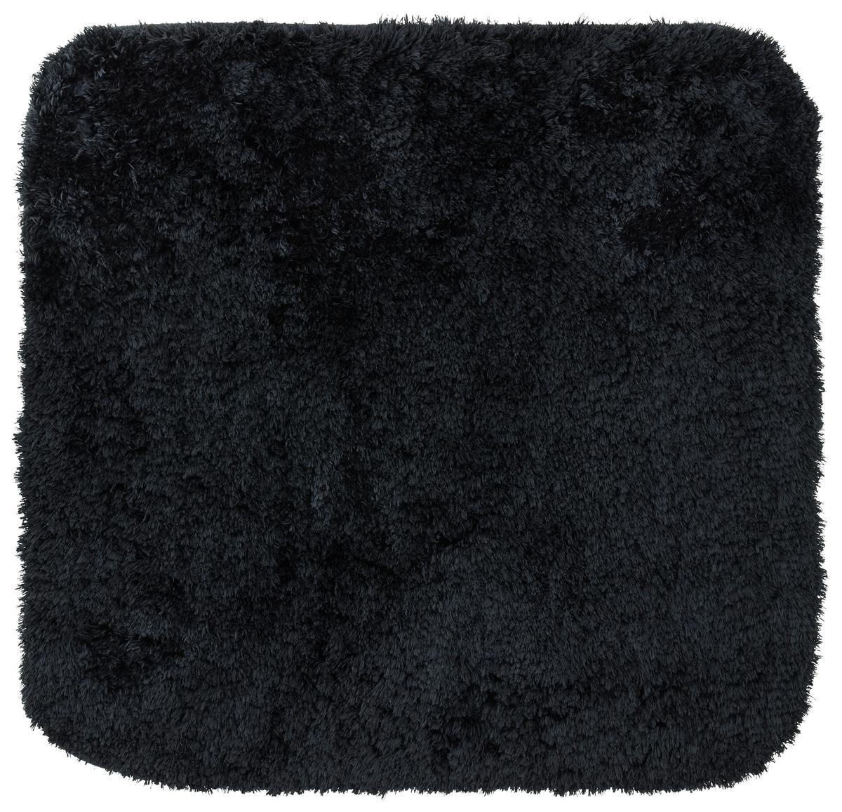 WC-Vorleger Chris Schwarz ca. 50x50cm - Schwarz, Textil (50/50cm) - Premium Living
