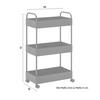 BADRUMSHYLLA SANDRO - svart, Modern, metall/plast (40/72/22cm) - Bessagi Home