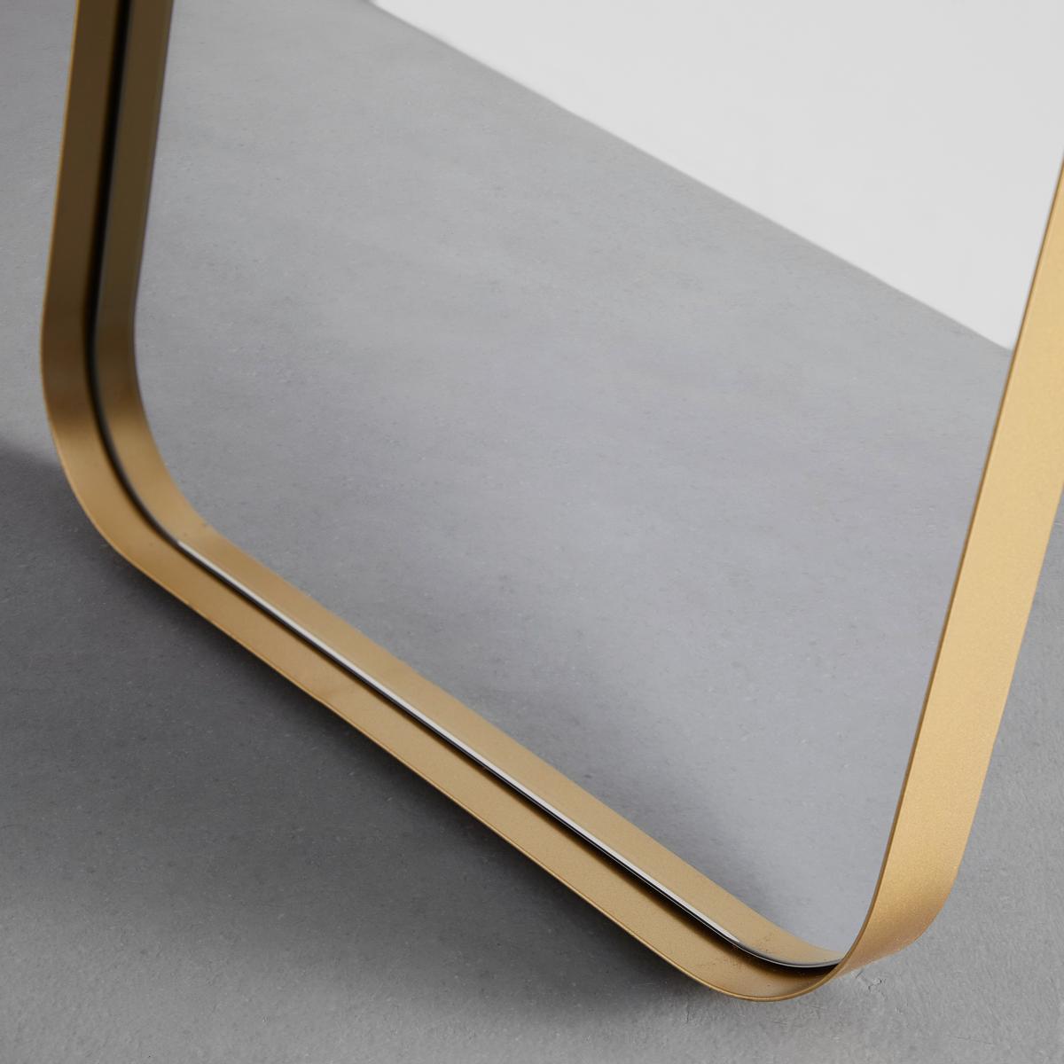 Spiegel Liv Gold ca. 41x154x68,5 cm - Goldfarben, MODERN, Glas/Metall (41/154/68,5cm) - Bessagi Home