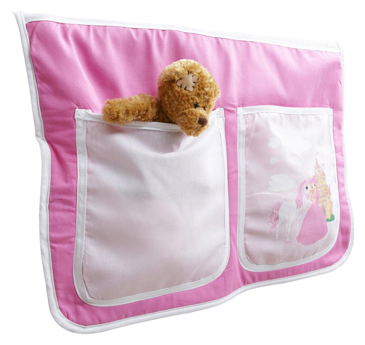 Žep Za Posteljo Leni - pink, Konvencionalno, tekstil (56/32/2cm) - MID.YOU