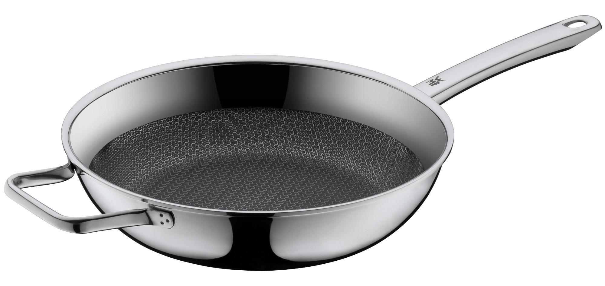 PATELNIA DO SMAŻENIA 1756486411 WMF - kolor srebrny/czarny, metal (28cm) - WMF