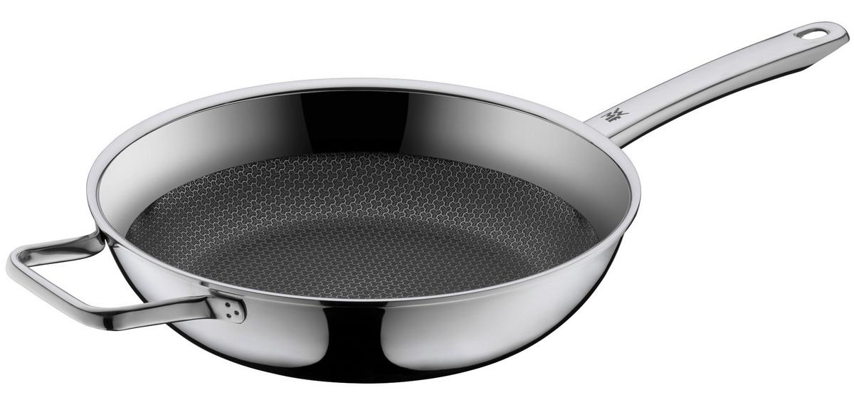 PATELNIA DO SMAŻENIA 1756486411 WMF - kolor srebrny/czarny, metal (28cm) - WMF