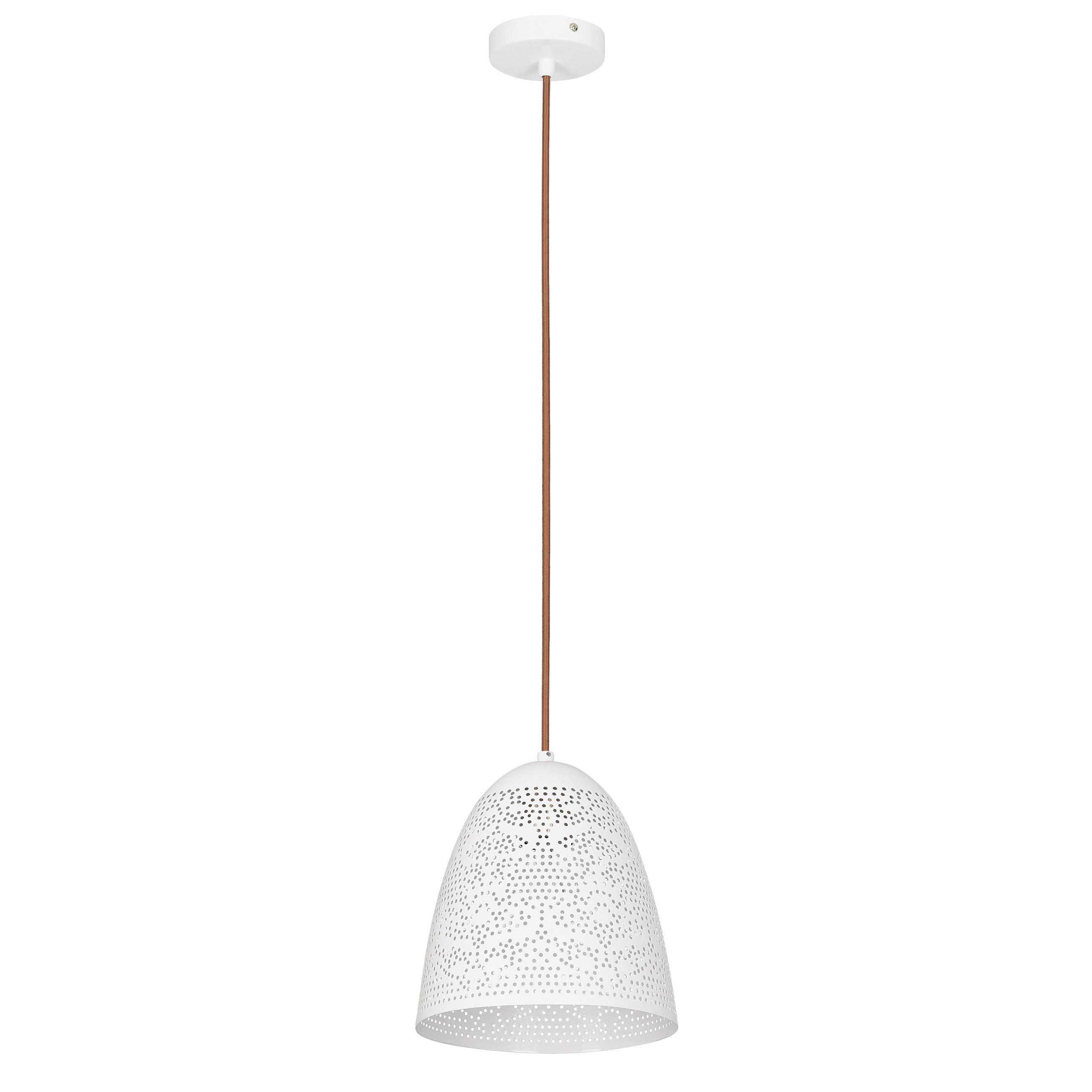 Viseća Svjetiljka Bene - bijela, Design, metal (20/20/125cm)