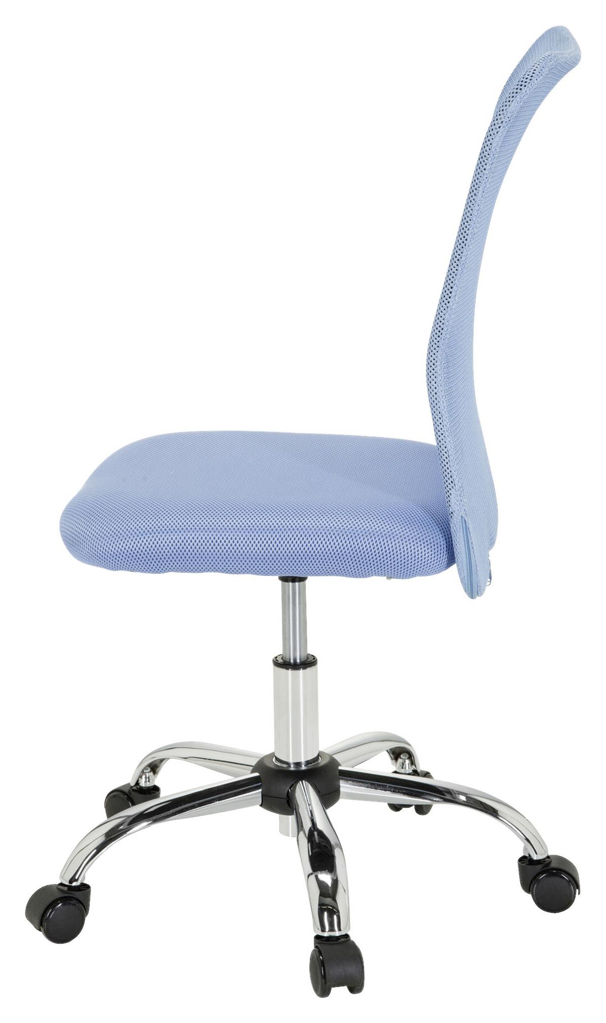 Jugenddrehstuhl Kiddy Net ca. 54x88-98x54 cm Blau - Blau, Basics, Kunststoff (54/88-98/54cm) - MID.YOU