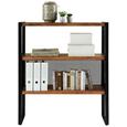 Regal Schwarz/Naturfarben - Schwarz/Naturfarben, LIFESTYLE, Holz/Metall (100/115/35cm) - Modern Living Regal Schwarz/Naturfarben - Schwarz/Naturfarben, LIFESTYLE, Holz/Metall (100/115/35cm) - Modern Living