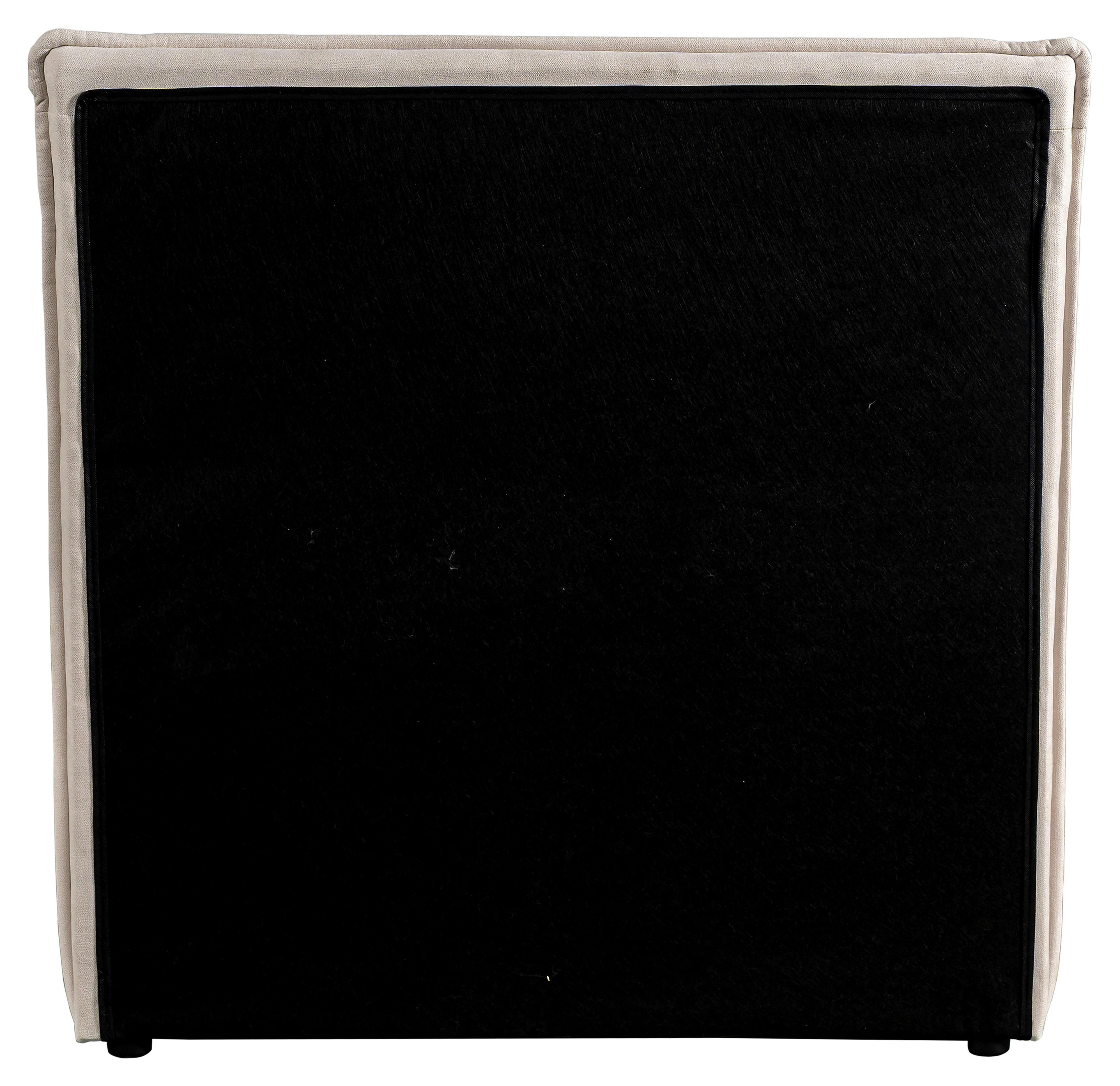 STOPPAD SÄNG SIENNA -EXKLUSIV- -BASED- - beige/svart, Lifestyle, metall/trä (90/200cm) - Based