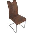 Schwingstuhl Braun - Hellbraun/Braun, MODERN, Textil/Metall (43/99/57cm) - Mömax modern living Schwingstuhl Braun - Hellbraun/Braun, MODERN, Textil/Metall (43/99/57cm) - Mömax modern living
