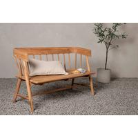 Gartenbank Split ca. 58x85x132 cm Teakholz - Teakfarben, KONVENTIONELL, Holz (58/85/132cm) - Gardenson