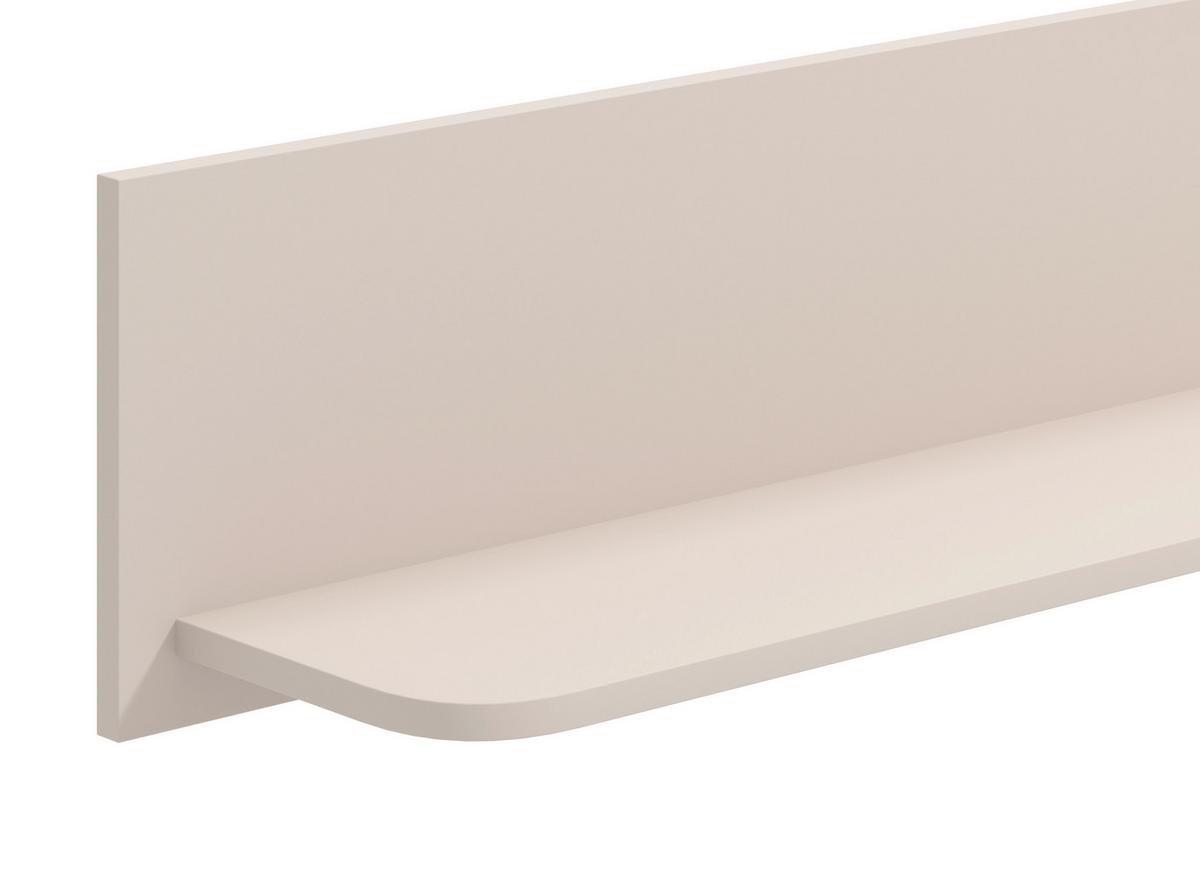 Falipolc Darwen - kasmírszínű, Modern, faalapú anyag (137,5/24/21cm)