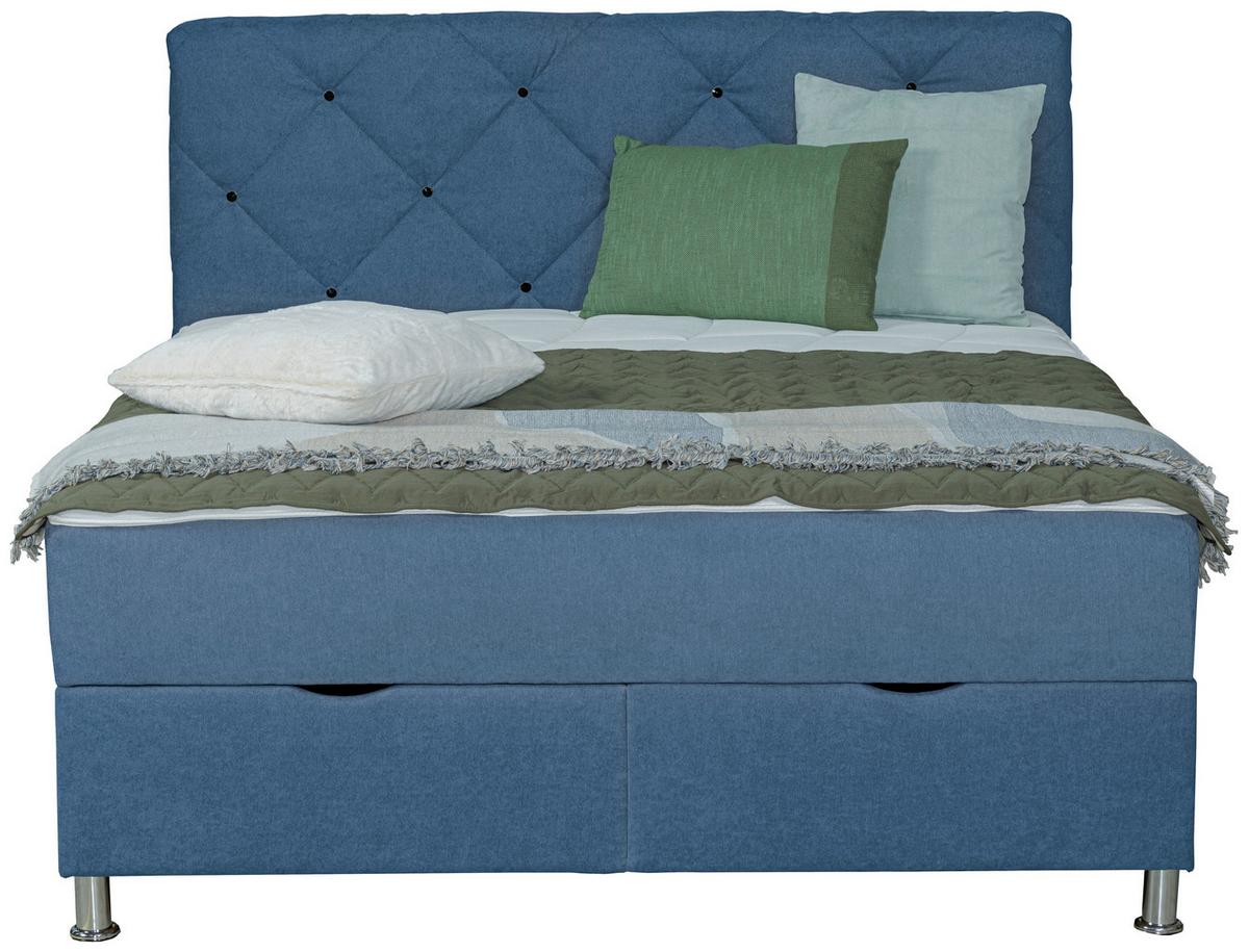 PAT BOX BLACK DIAMOND - albastru, Design, textil (180/200cm) - Modern Living