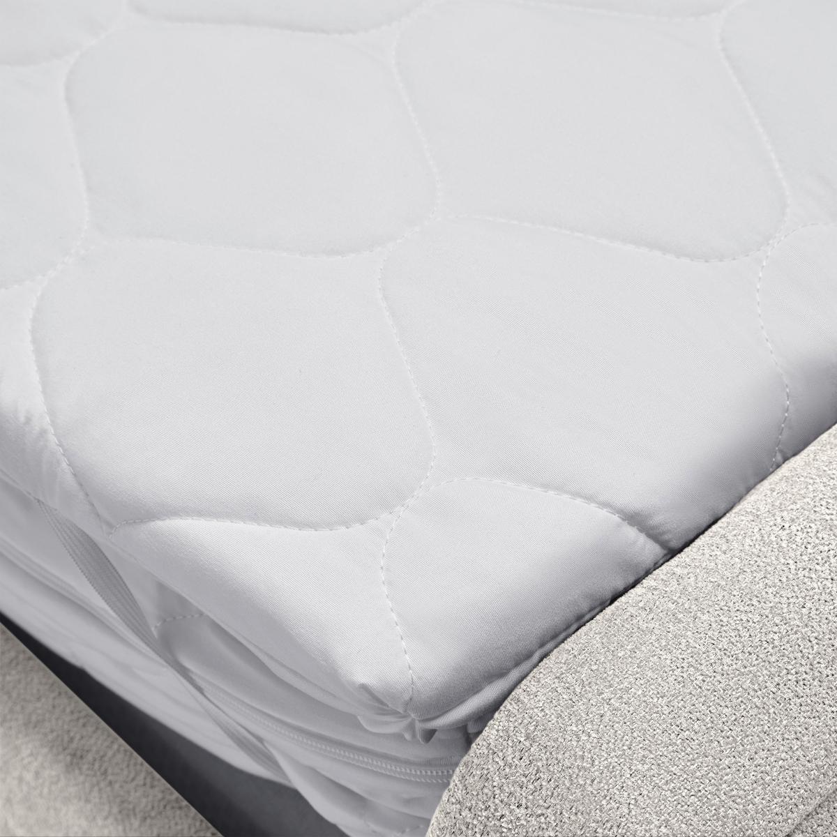 Boxbett Livetto Hellgrau ca. 180x200cm - Hellgrau/Schwarz, KONVENTIONELL, Holz/Textil (180/200cm) - Mömax