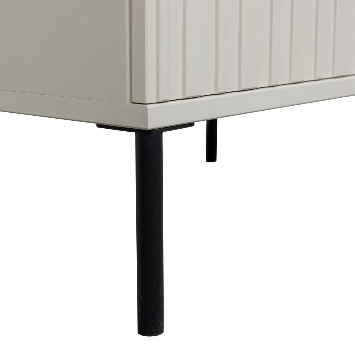 Garderobenschrank Gravure Grau B: 60 cm - Schwarz/Grau, Design, Holz/Metall (60/210/42cm) - Livetastic