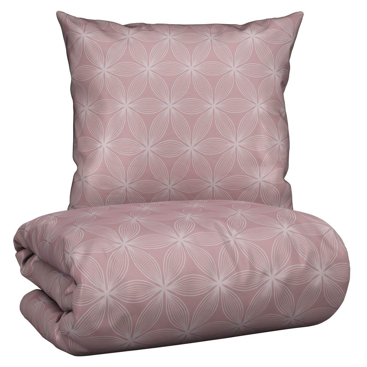 Bettwäsche Alex Design in Altrosa ca. 135x200cm - Altrosa, MODERN, Textil (135/200cm) - Premium Living
