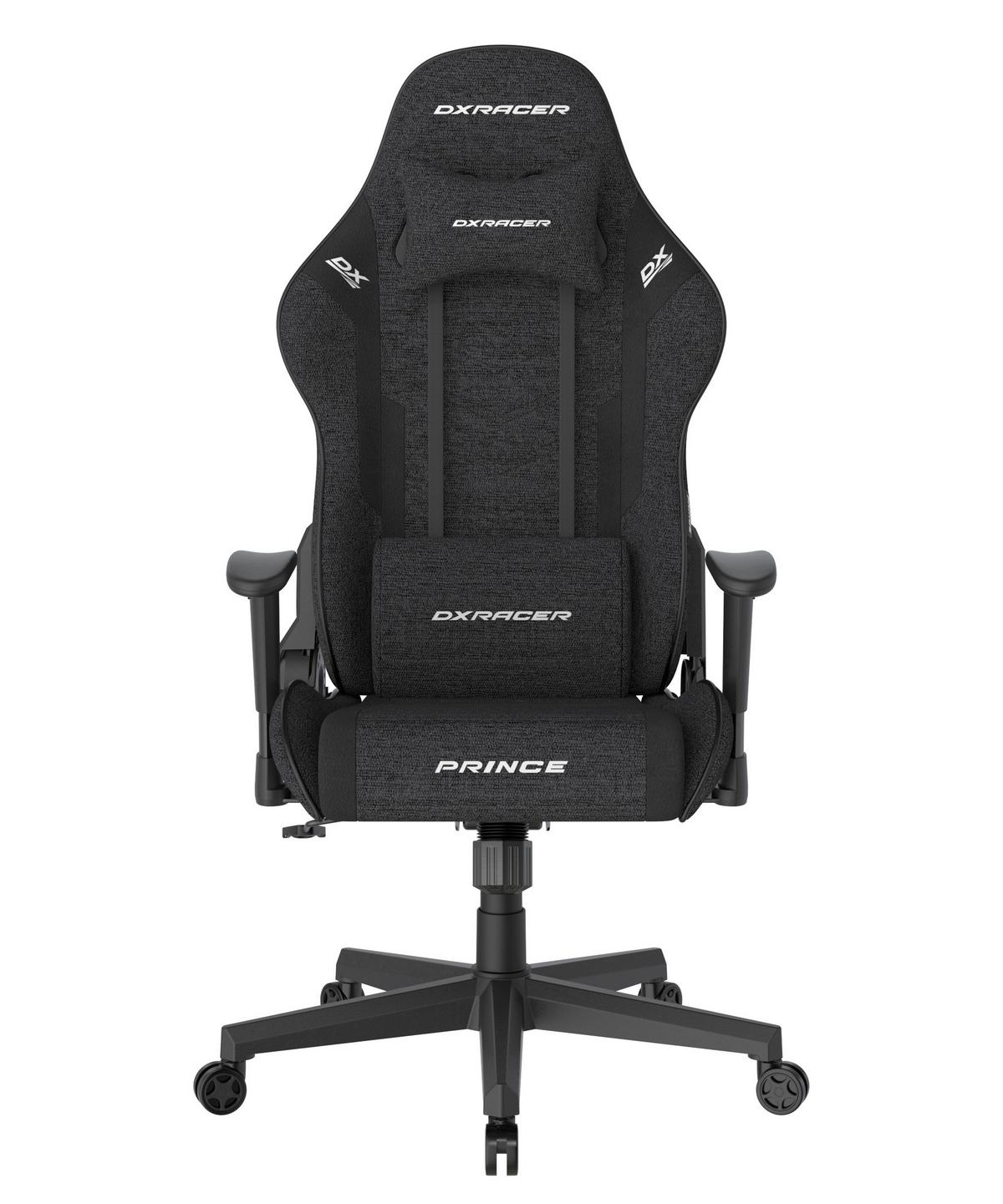 Gamingstuhl Prince Schwarz - Schwarz/Weiß, KONVENTIONELL, Kunststoff/Textil (70/132/70cm) - Dxracer