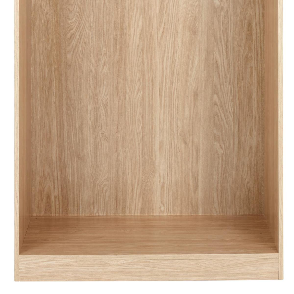 Carcasă șifonier UNIT - culoare lemn stejar, Modern, material pe bază de lemn (91,1/242,2/56,5cm) - Ondega