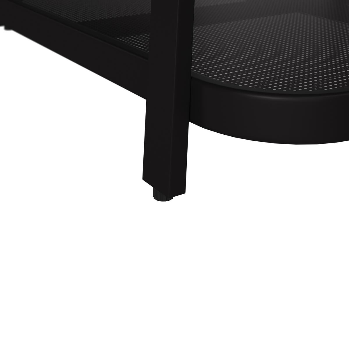 Kerti Garnitúra Mara - fekete/sötétszürke, Modern, műanyag/textil (186/61/76,5cm) - Bessagi Garden