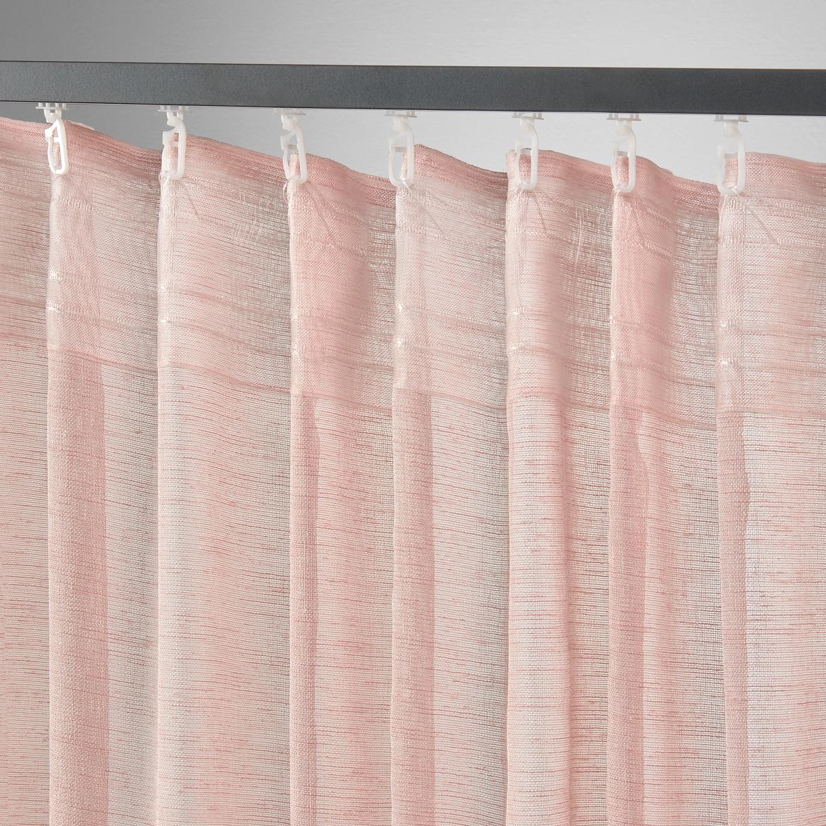 Fertigvorhang Sigrid In Rosa Ca.140x245cm - Rosa, Romantik / Landhaus, Textil (140/245cm) - Premium Living