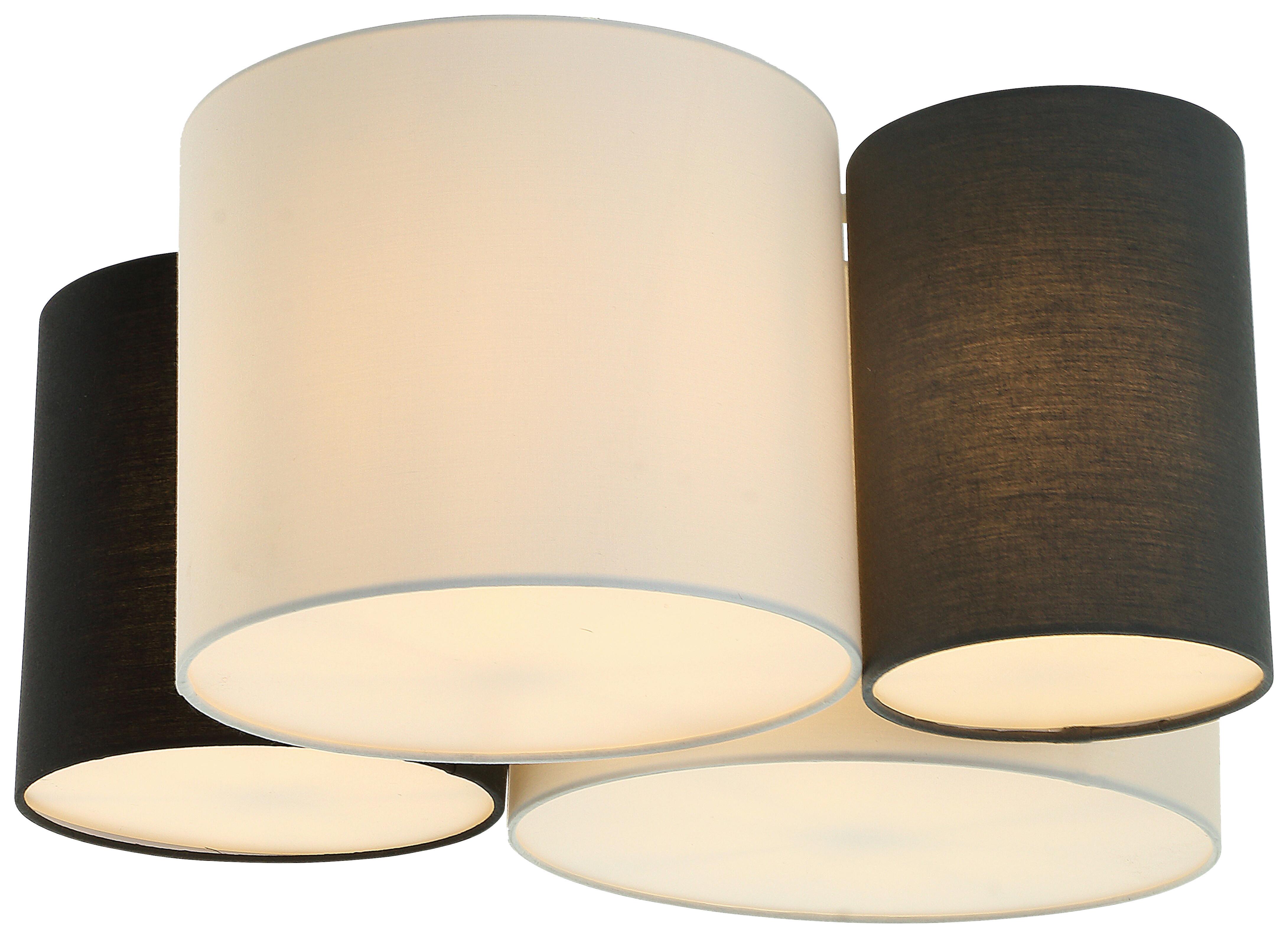 LAMPA SUFITOWA GOLDES I - biały, Design, tworzywo sztuczne/metal (64/46/26cm) - Novel