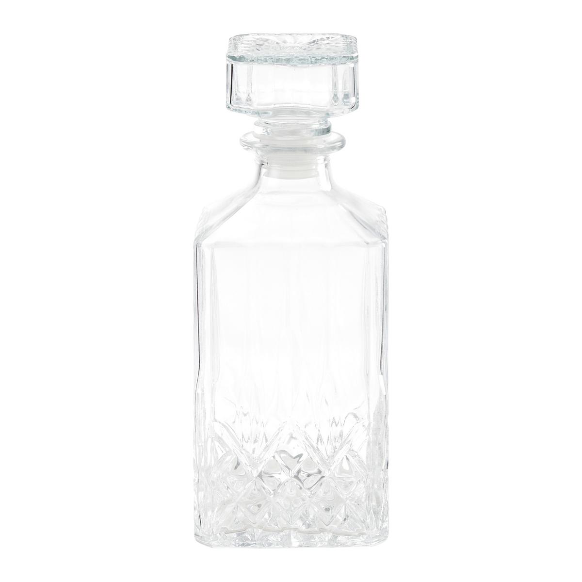 Whisky-Gläserset Ryan in Klar/Naturfarben - Klar/Naturfarben, KONVENTIONELL, Glas/Holz (32/22/13,2cm) - Modern Living