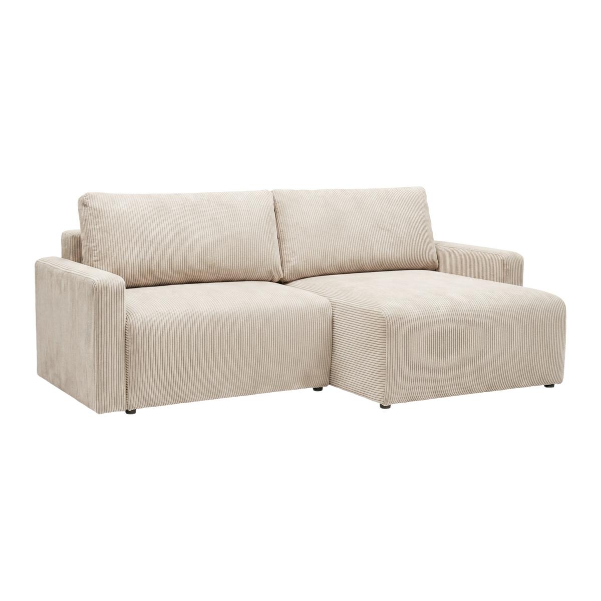 Coltar DAVE -BEST PRICE - crem, Modern, textil (227/146cm) - Best Price