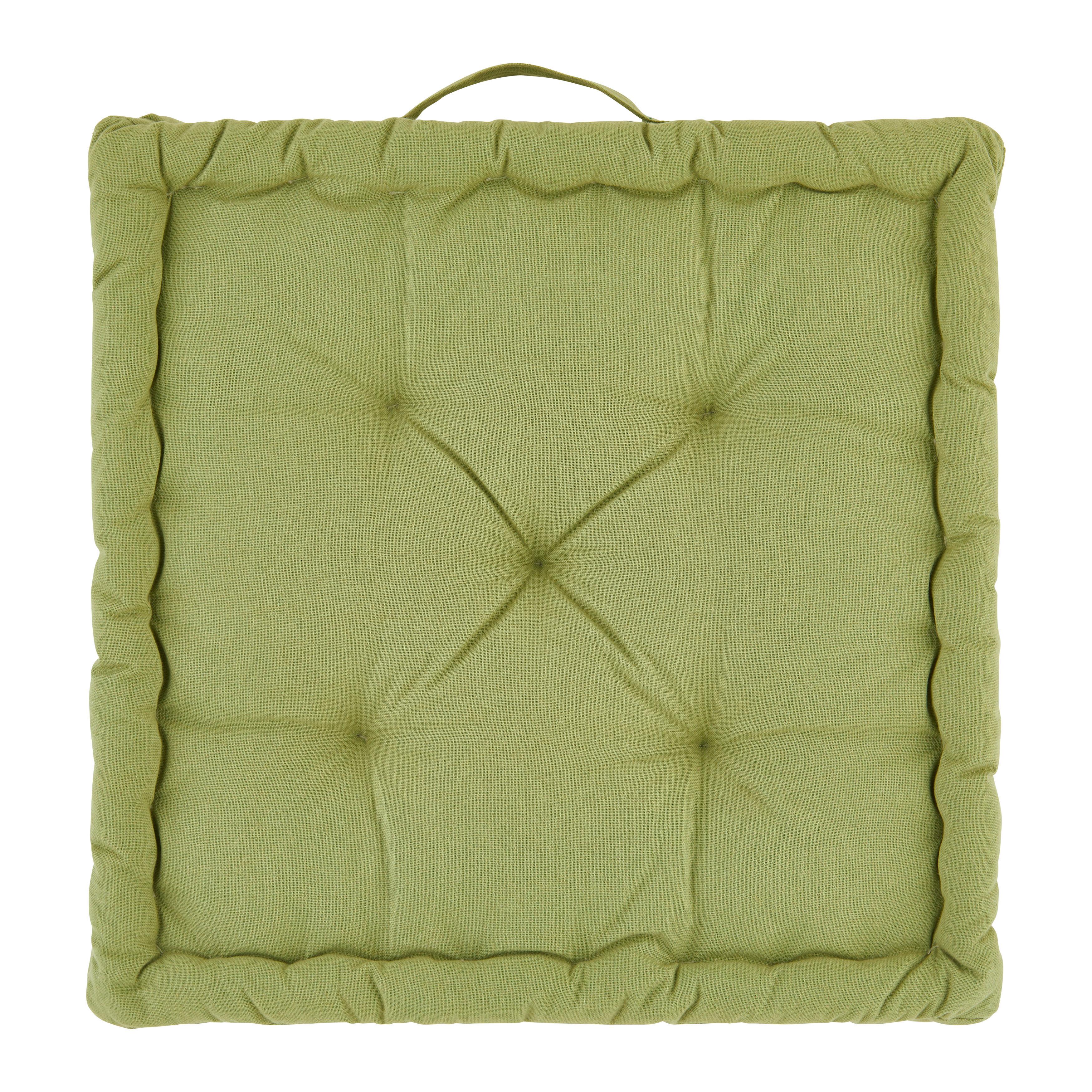 Blazina Za Sedenje Bo - zelena, tekstil (40/40/6cm) - Modern Living