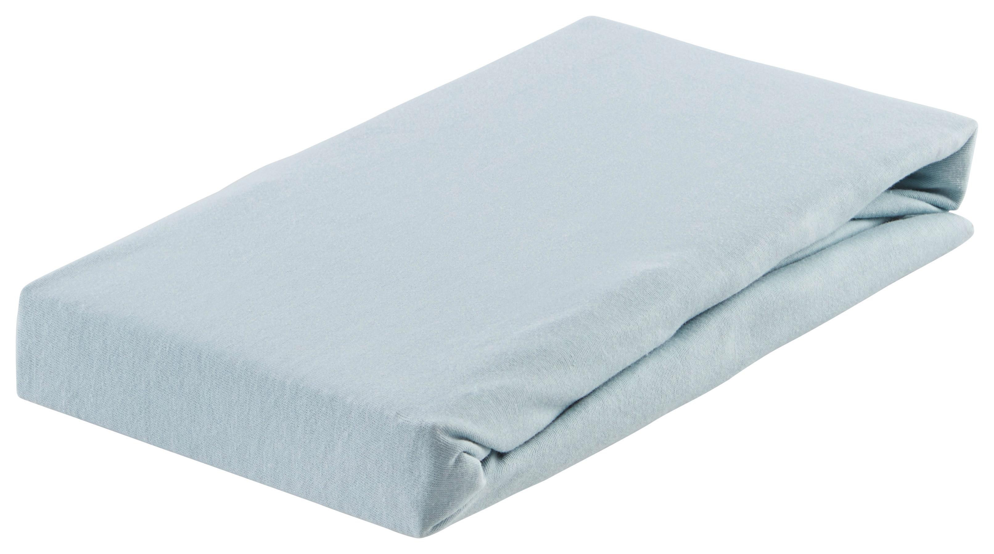 Fixleintuch Basic - Türkis, Textil (100/200cm) - Modern Living