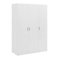 Ormar Za Odjeću Joe - bijela/boje aluminija, Konvencionalno, drvni materijal/plastika (121/177/51cm) - Based