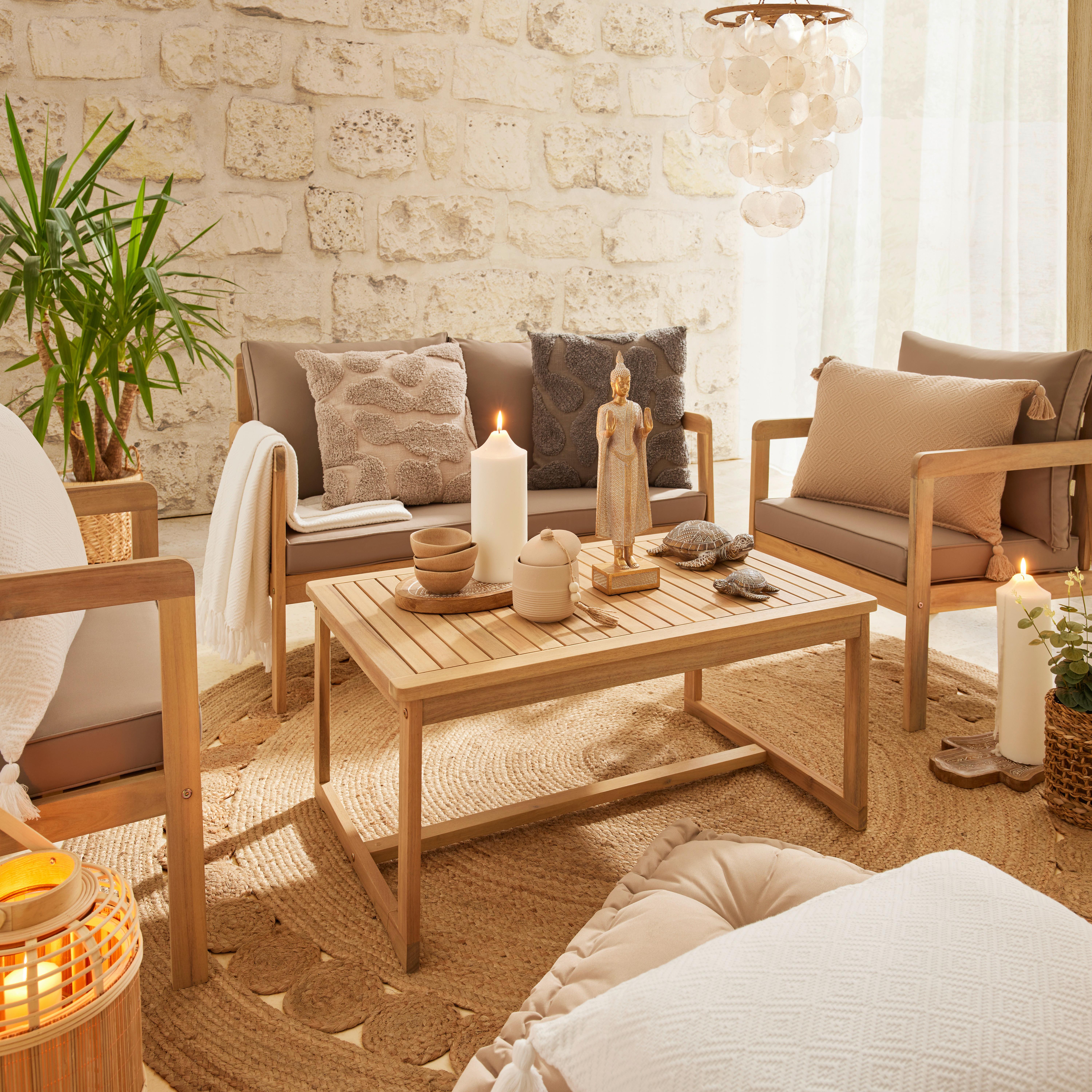 PRYDNADSKUDDE FRIEDA - beige, Modern, textil (40/60cm) - Modern Living