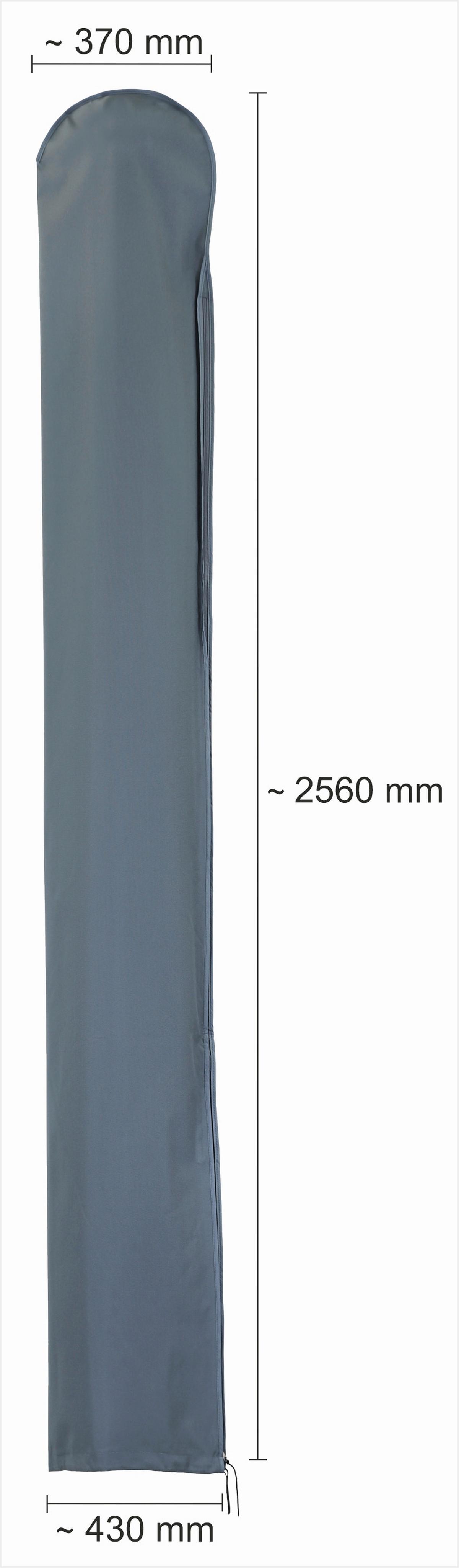 Schneider Sonnenschirm Schutzhülle für Jumbo/Quadro - Anthrazit, Basics (43/256/37cm) - Schneider