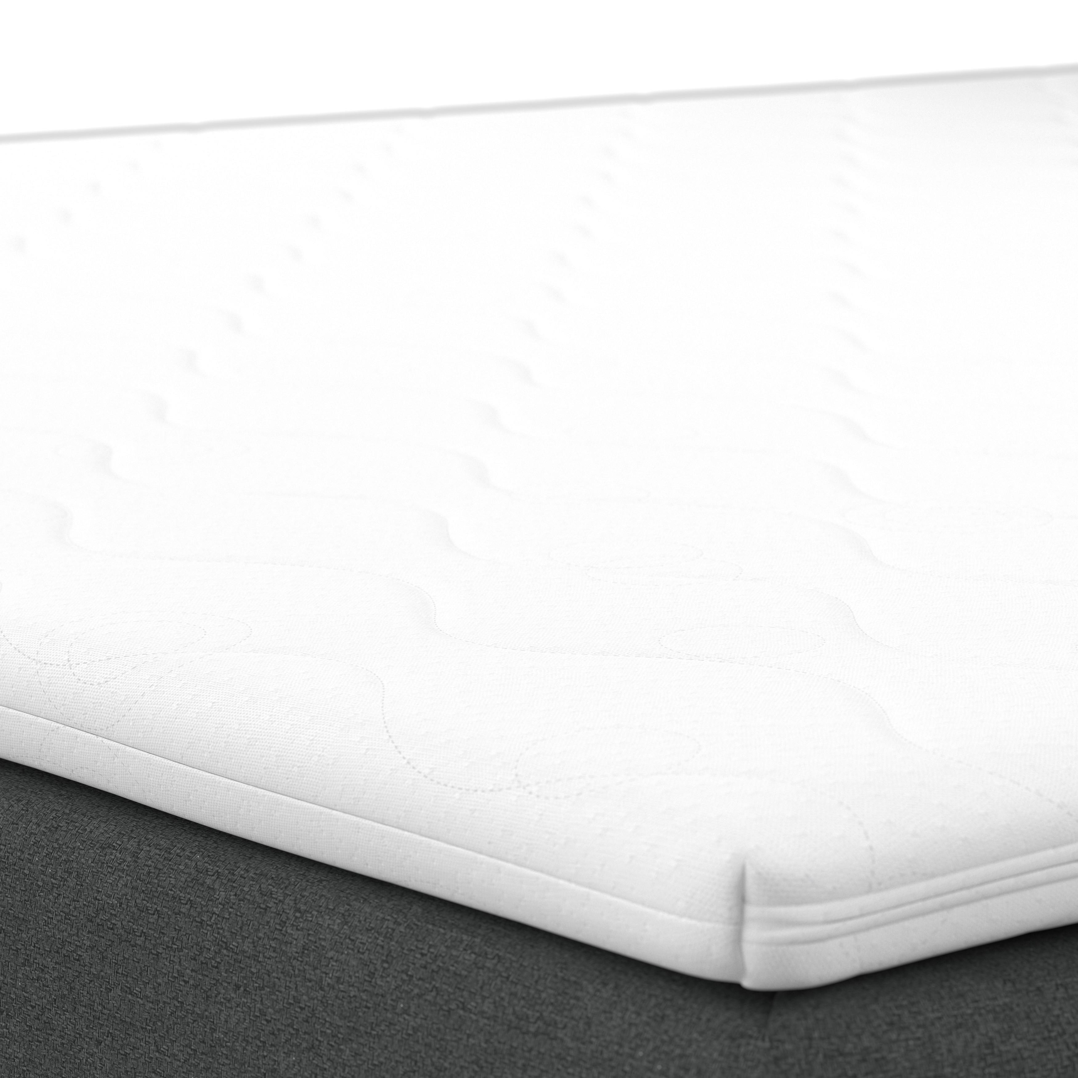 BOXSÄNG ROSA - mörkgrå/svart, Modern, trämaterial/trä (180/200cm) - Bessagi Home