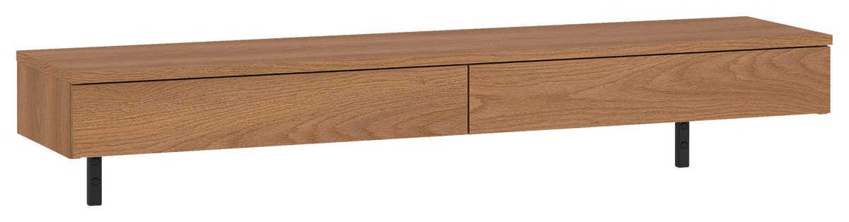 Nastavak Radnog Stola Fano - boje hrasta, Moderno, drvni materijal (120/13/40cm) - Modern Living