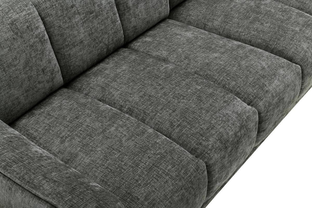 Zofa Jupiter, Temno Siva - temno siva/črna, Design, kovina/tekstil (216/79/106cm) - Livetastic