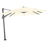 Ampelschirm Sunset N+ B: 300 H: 255 cm Anthrazit/Creme - Anthrazit/Creme, KONVENTIONELL, Textil/Metall (300/300cm) - Siena Garden