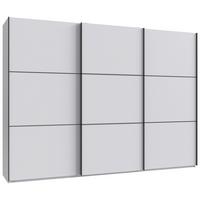 Omara Z Drsnimi Vrati Indiana - črna/bela, Konvencionalno, kovina/leseni material (300/216/65cm)