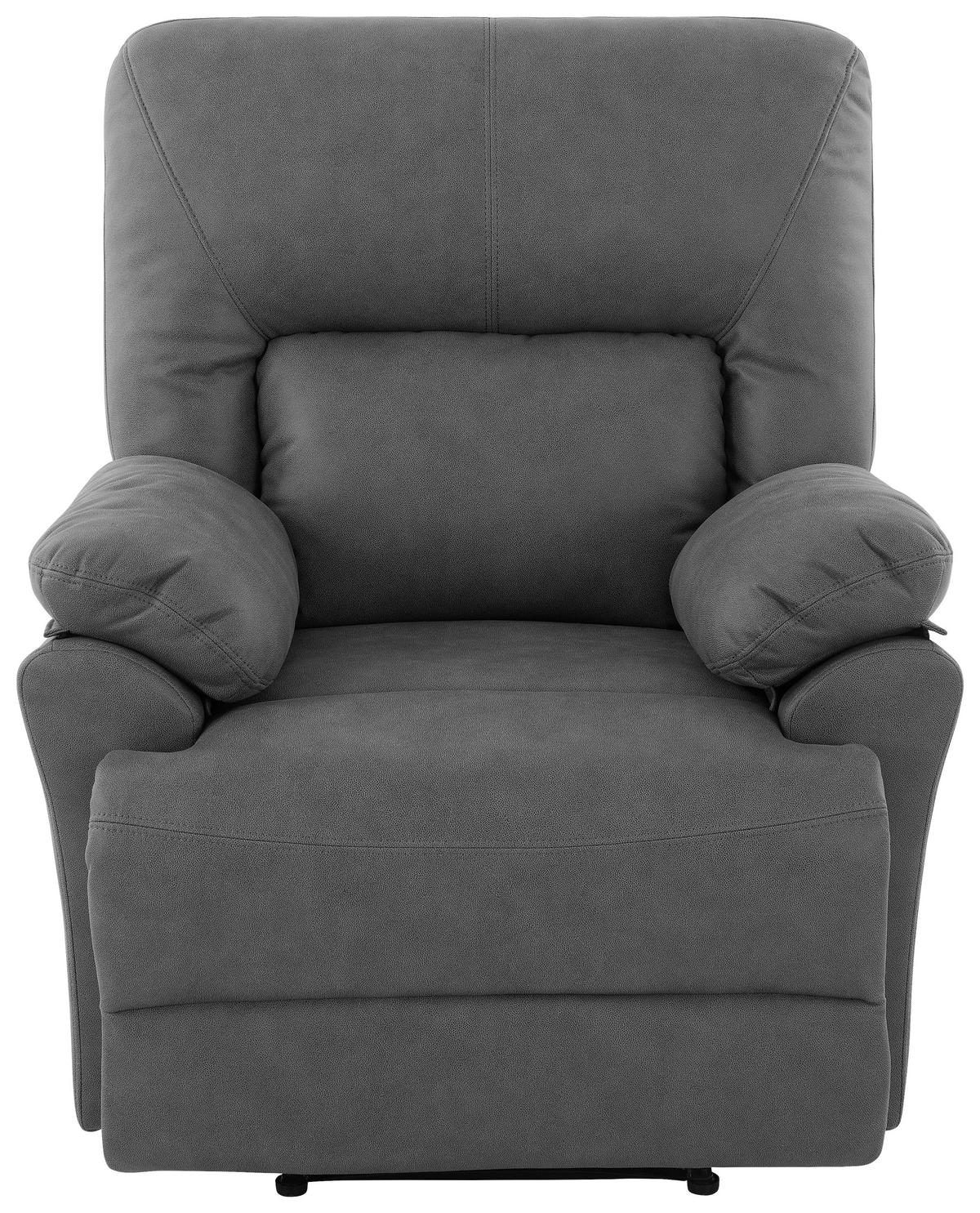 Počivalnik Clara, Siva - siva/črna, Konvencionalno, kovina/tekstil (89/99.5/94cm) - Livetastic