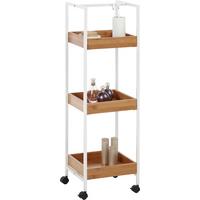 Dodatni Regal Livia, Barva Hrasta, Bela - barve hrasta/bela, Moderno, kovina/les (29/89/27cm) - Mömax