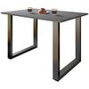 SCHREIBTISCH LONA - Anthrazit/Schwarz, Design, Holzwerkstoff/Metall (80/50/76cm) - MID.YOU
