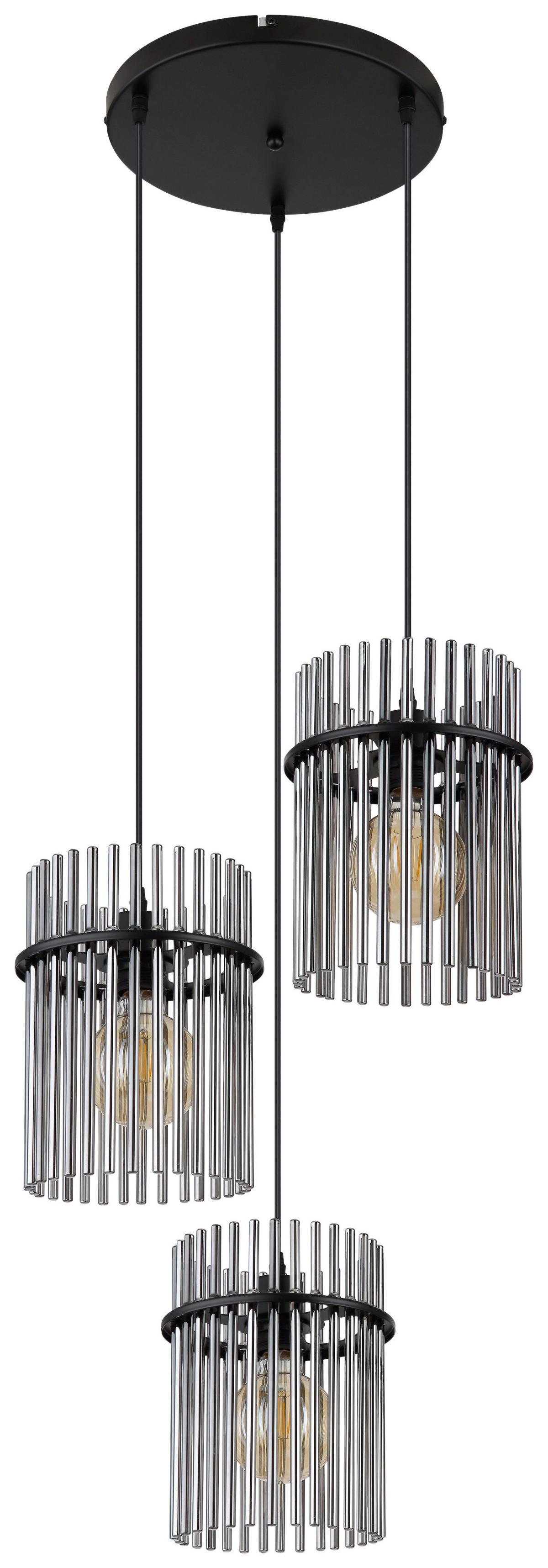 LAMPA WISZĄCA LUDMILLA - czarny, Design, metal/szkło (47/140cm) - Collet's Monde