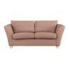 2-Sitzer-Sofa Devado Altrosa Cord - Altrosa/Naturfarben, Holz/Textil (190/70-85/95cm) - Mömax