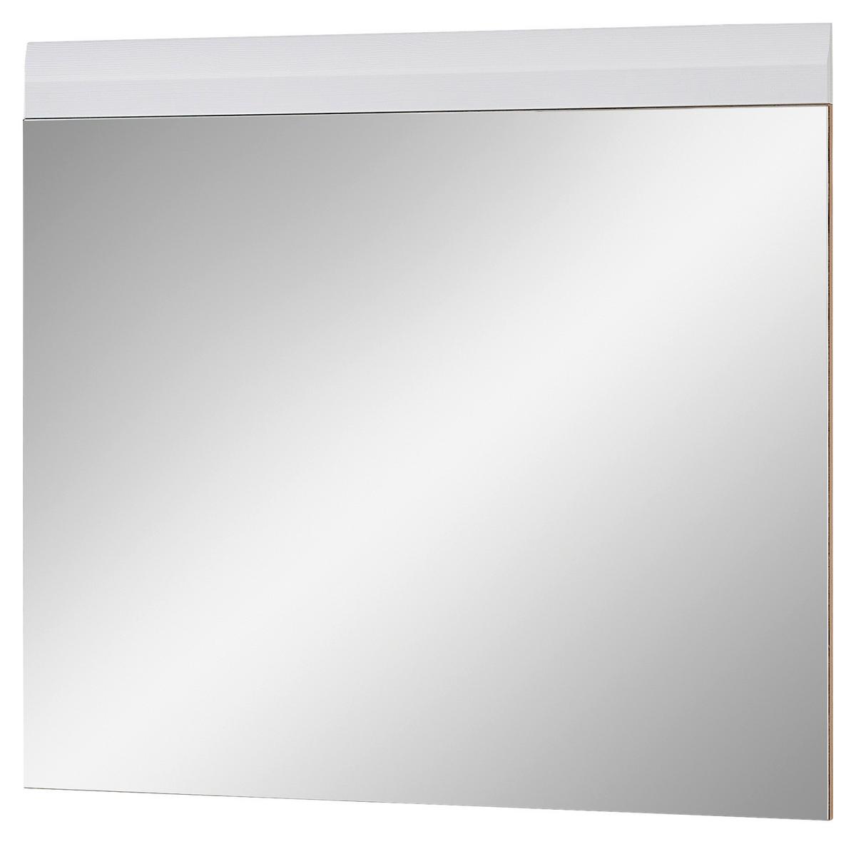 Ogledalo Funny M, Bela, 84 X 78 Cm - Konvencionalno, steklo (84/78/2cm) - Mömax