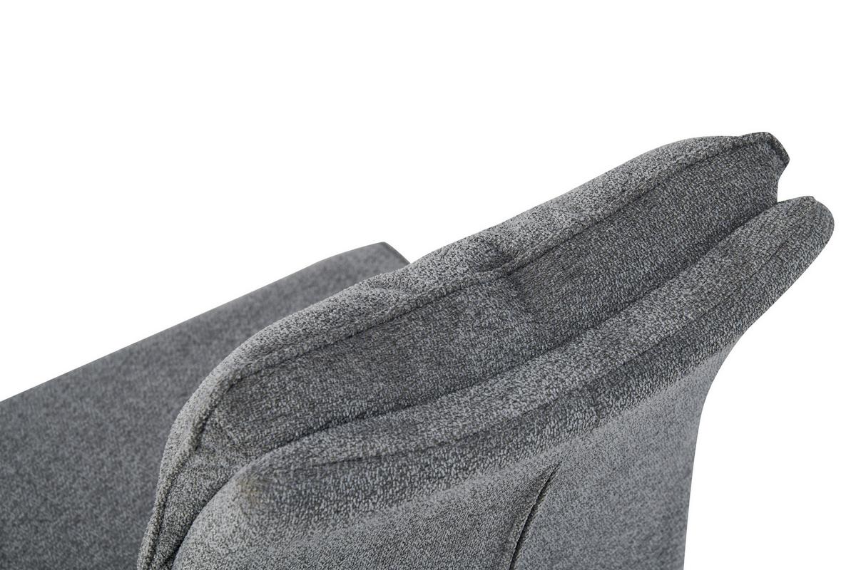 SCHWINGSTUHL-SET FRIEDA - Anthrazit/Schwarz, Modern, Textil/Metall (47/94/61cm) - MID.YOU