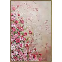 Tablou cu ramă Pink blush cca. 62x92 cm - multicolor/culoare natur, Modern, plastic/textil (62,4/92,4cm) - Mömax