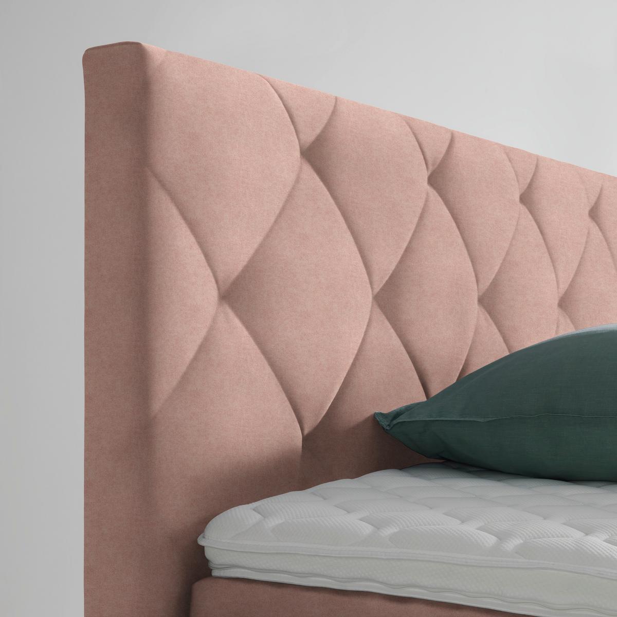 Boxspringbett Adele Pink ca. 180x200cm - Pink, KONVENTIONELL, Holz/Holzwerkstoff (180/200cm) - Mömax