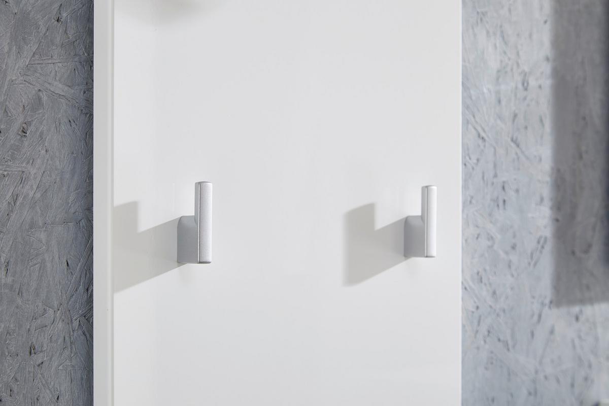 PANEL DO PRZEDPOKOJU ADANA - biały, Design, materiał drewnopochodny (30/152/23cm) - Carryhome