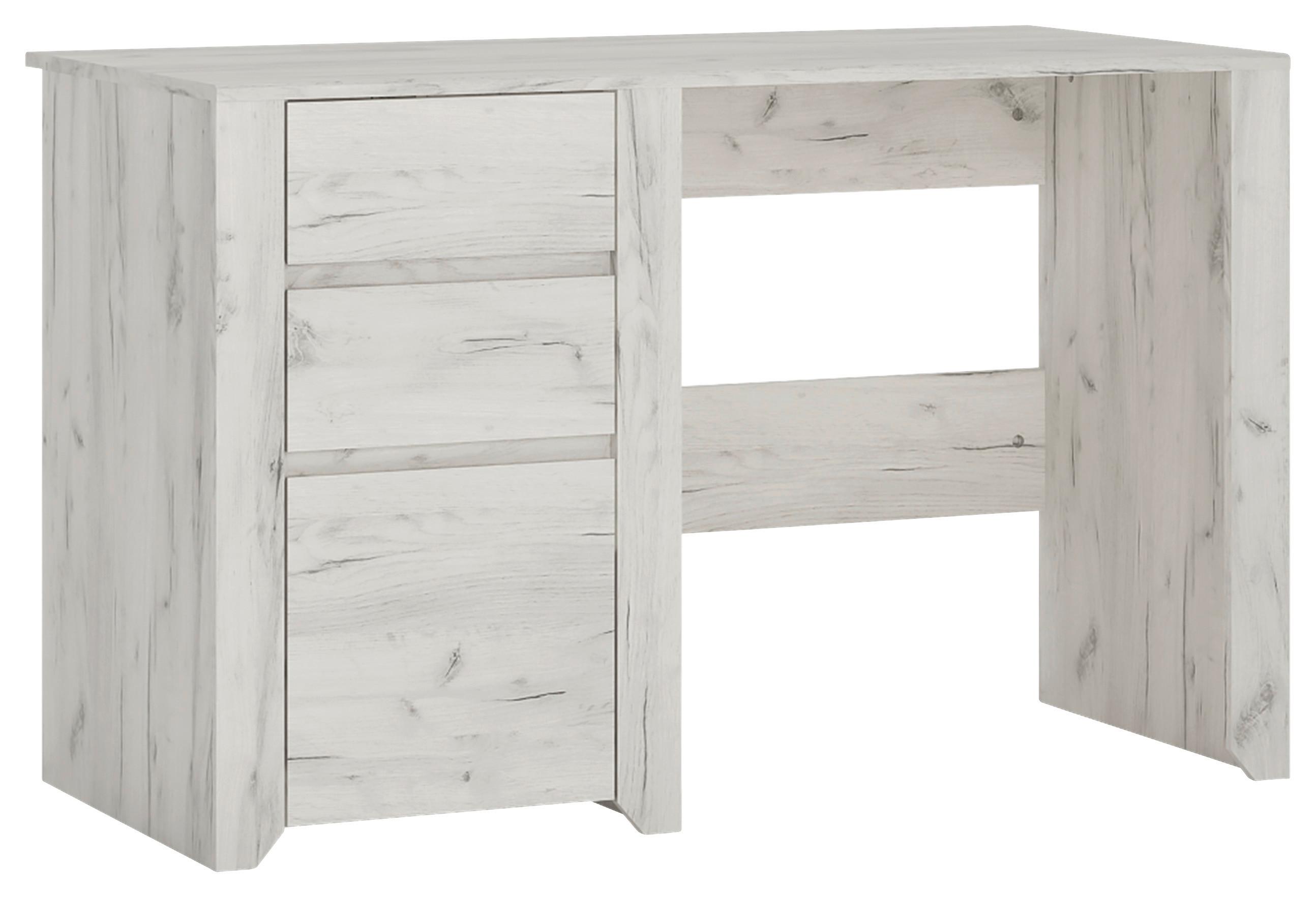 Radni Stol Angel - boje hrasta, Moderno, drvni materijal (118,7/76,5/60cm)