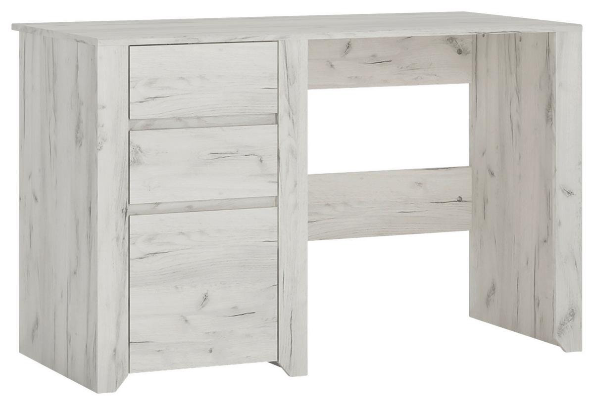 Radni Stol Angel - boje hrasta, Moderno, drvni materijal (118,7/76,5/60cm)