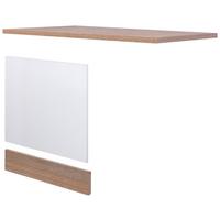 Letvica Pomivalnega Stroja Samoa, Bela, Barva Hrasta - bela/hrast sonoma, Konvencionalno, leseni material (110/85/60cm)