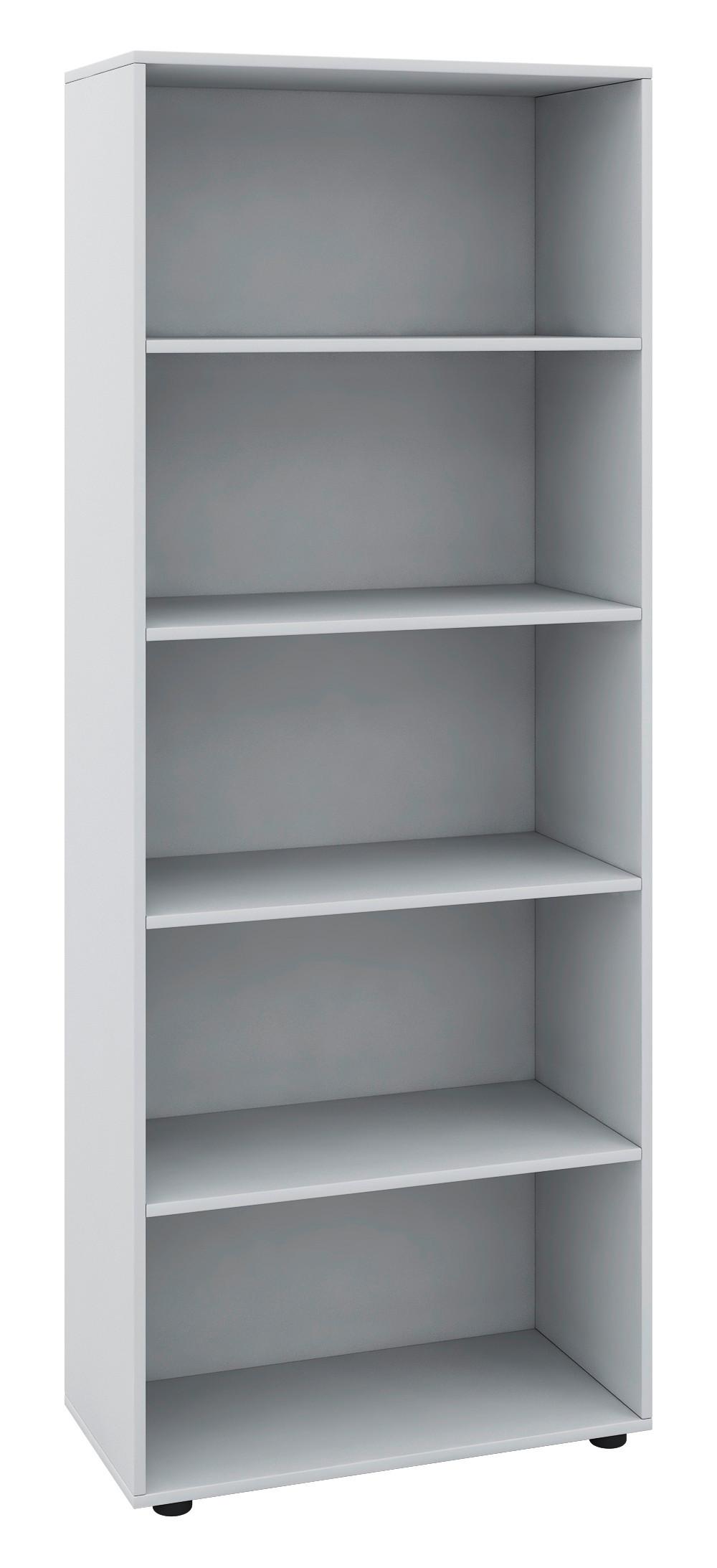 MEHRZWECKSCHRANK VANDOL I 5 OT - Weiss/Schwarz, Design, Holzwerkstoff/Kunststoff (70/178/37cm) - MID.YOU