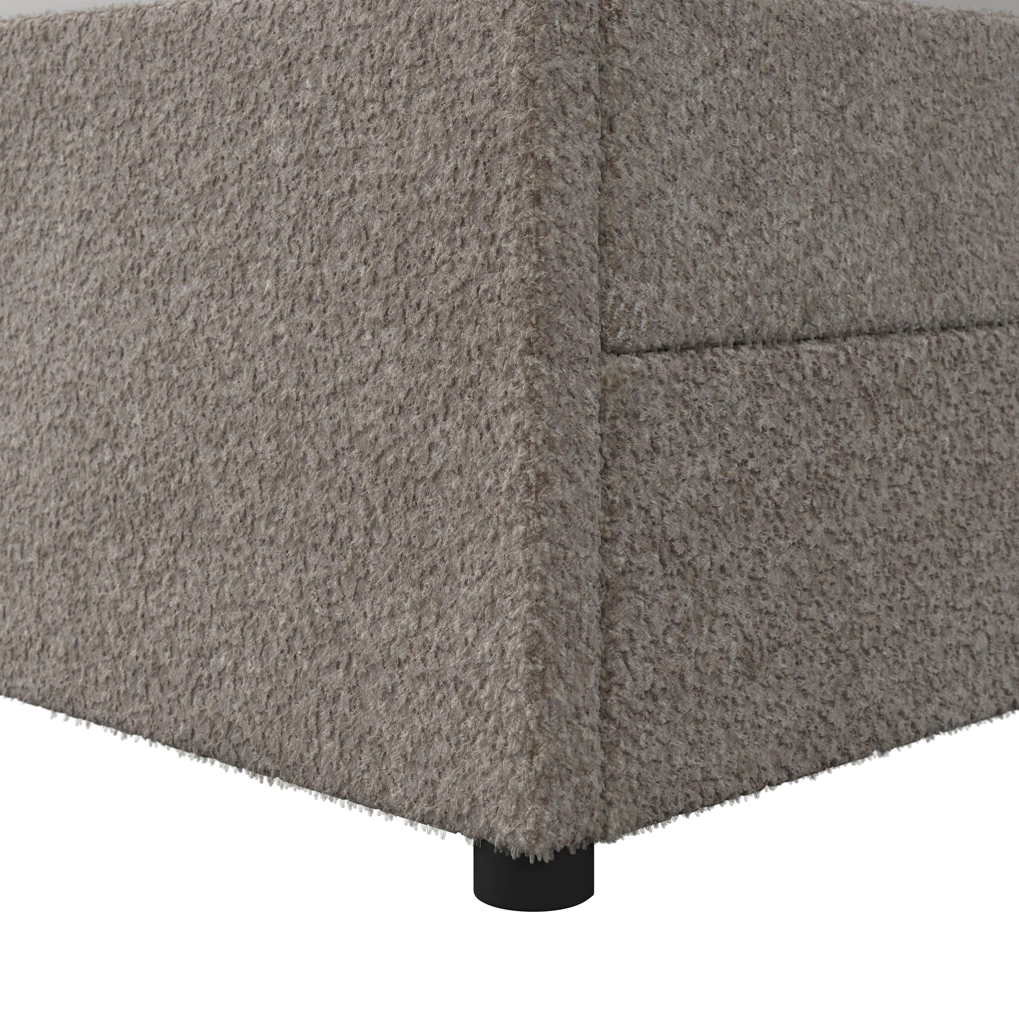 BARN-/JUNIORSÄNG NINA - taupe, Modern, metall/trä (90/200cm) - Bessagi Kids