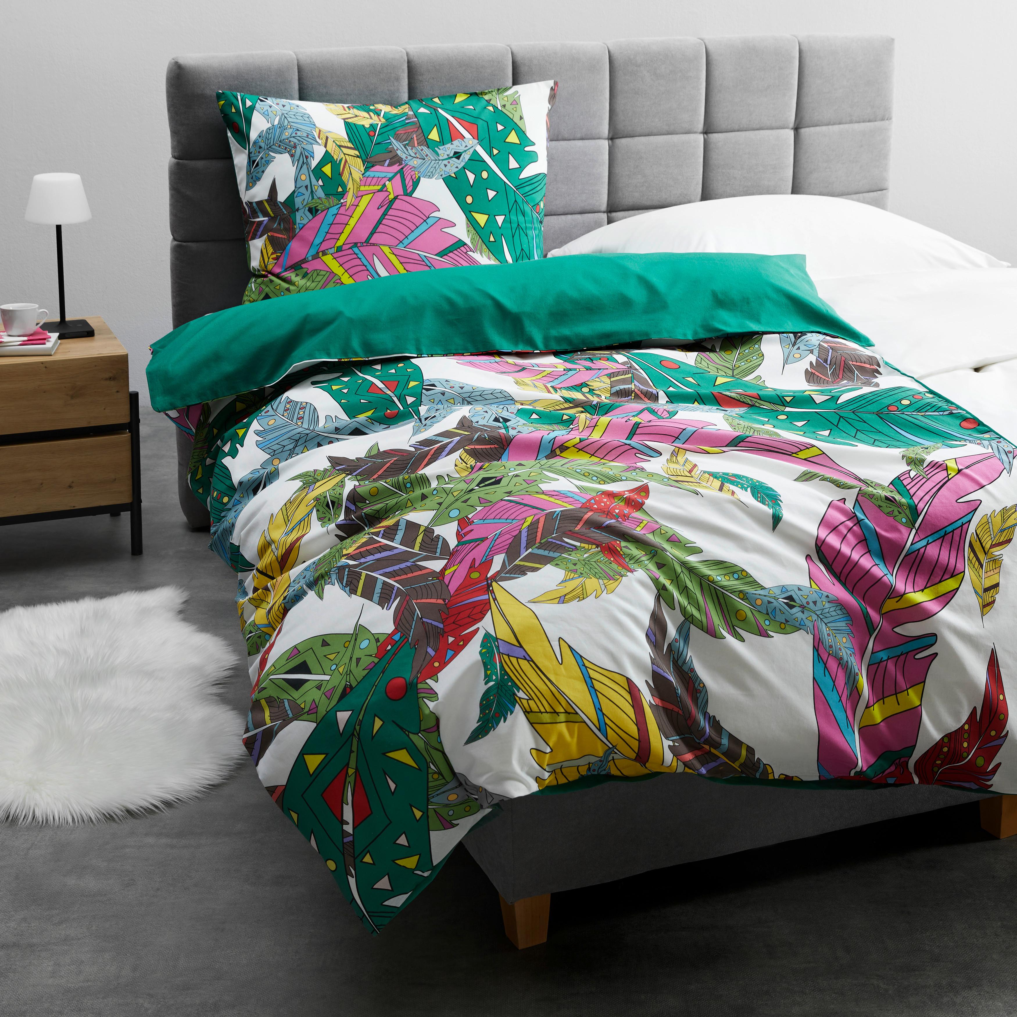 Wendebettwäsche Joline in Multicolor ca. 140x200cm - Multicolor, KONVENTIONELL, Textil (140/200cm) - Bessagi Home